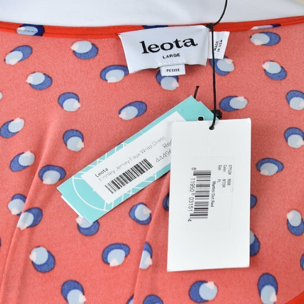 Stitch Fix Leota Finnley Jersey Wrap Dress Petite Large NEW - Picture 7 of 7